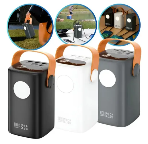 Carregador Portátil 60000 Turbo 22.5w Power Bank Premium Nfe