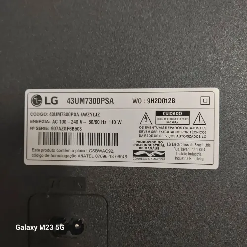 TV LG 43 POLEGADAS
