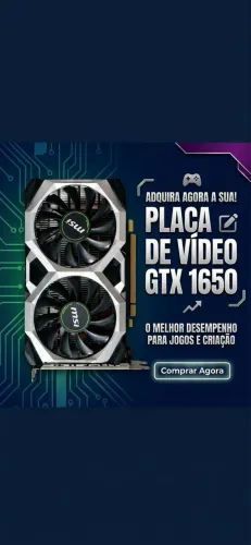 Placa de vídeo GTX 1650