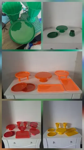 Itens para decoração de festa.
