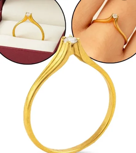 Anel de ouro 18k