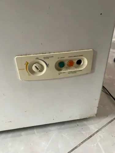 Freezer duas portas horizontal 500 l gela até pensamento