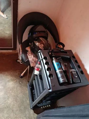 Bancada completa de barbeiro 