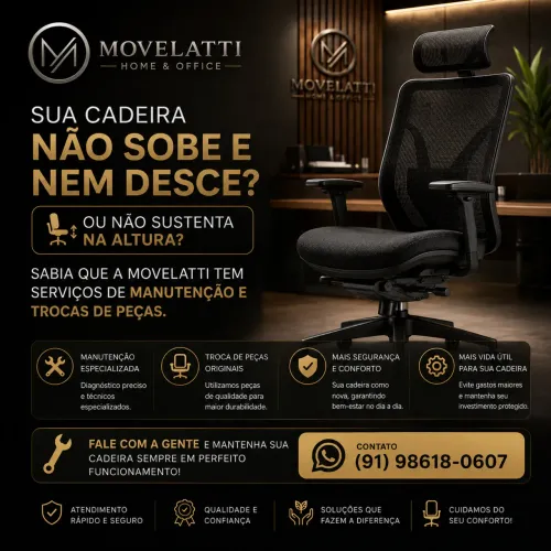 Concerto de cadeiras ergonômicas