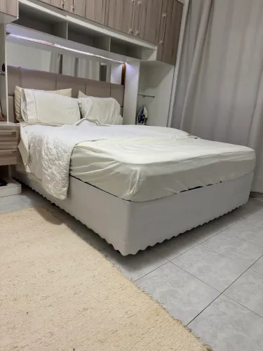 Base cama queen bi partida. Moveis conquista 