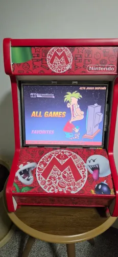 Fliperama com 4278 jogos