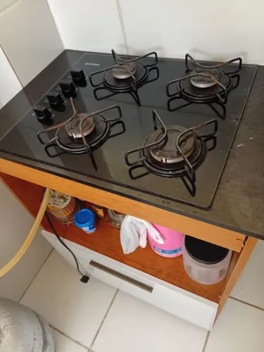 Fogão Cooktop com balcão