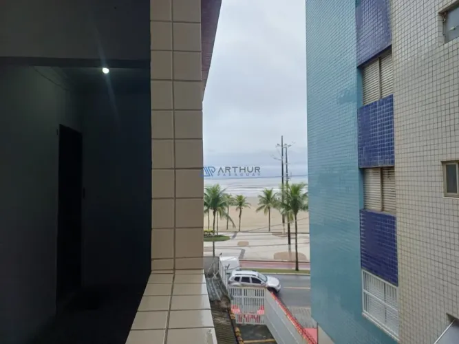 kitnet dividida para locação em Praia Grande com vista mar na Guilhermina