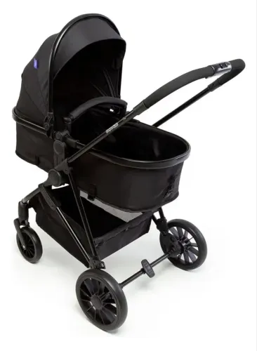 Travel System Cosco Kids, Poppy Duo, 0 A 15kg, Preto Mescla