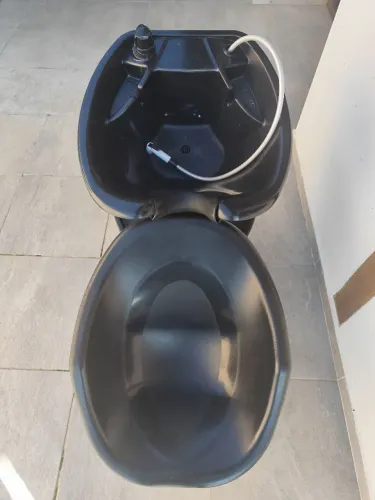 Lavatório com aquecedor