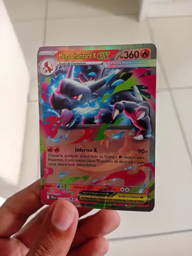 Carta pokemon Mega Charizard X EX 013/094