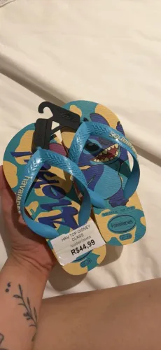 havaianas stitch infantil