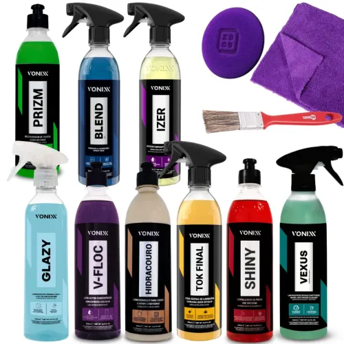 Kit Da Vonixx Restaurax Intense Prizm Lava Auto V Floc V Mol Blend 500ml 