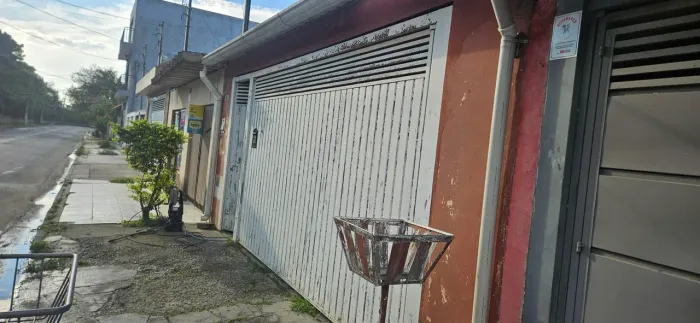 Portão basculante garagem