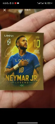 Figurinha excluisiva Neymar Jr 