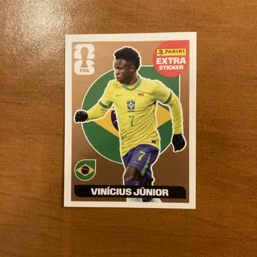 Figurinha Legend Bronze - Panini Extra Sticker - Vini Jr.