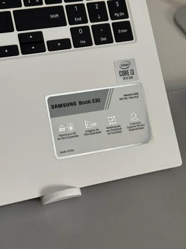 Notebook Samsung Book E30 8gb memória em perfeito estado