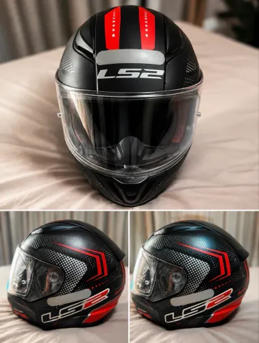 Capacete + Capa de Chuva Kit Completo!