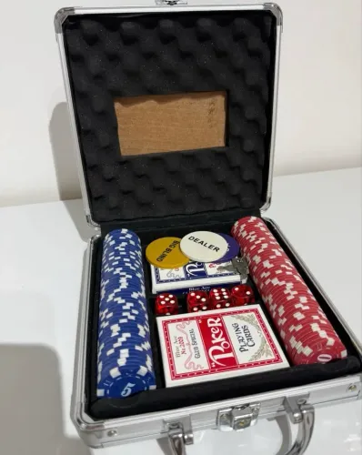 maleta de 100 fichas de Clay para poker
