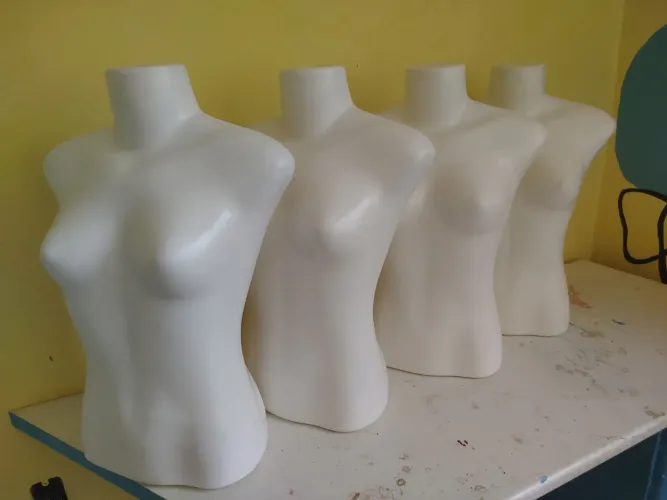 8 Manequins Busto Feminino Branco - Loja/Vitrine