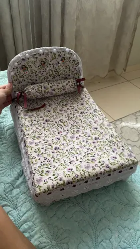 Conjunto cama baú e sofá da Barbie 