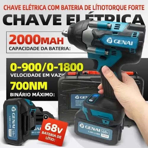 Chave de impacto p/ Camionete Carro 750nm