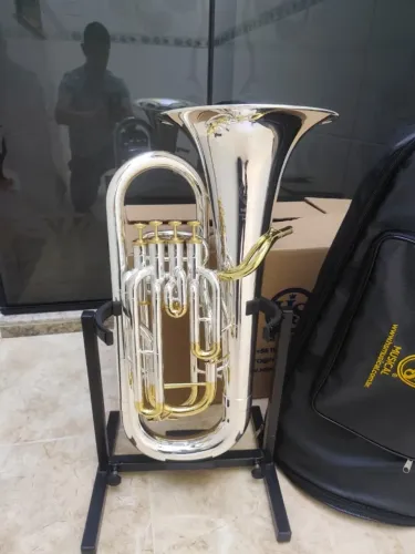 Euphonium Hs Musical HF890 Sib 4 Pistos Novo - Troco - Parcelo 18x