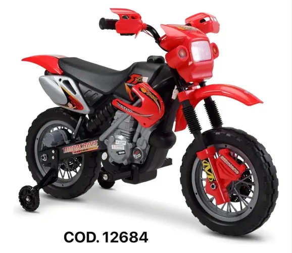 MOTOCROSS ELÉTRICA VERMELHA 6V BEL ?