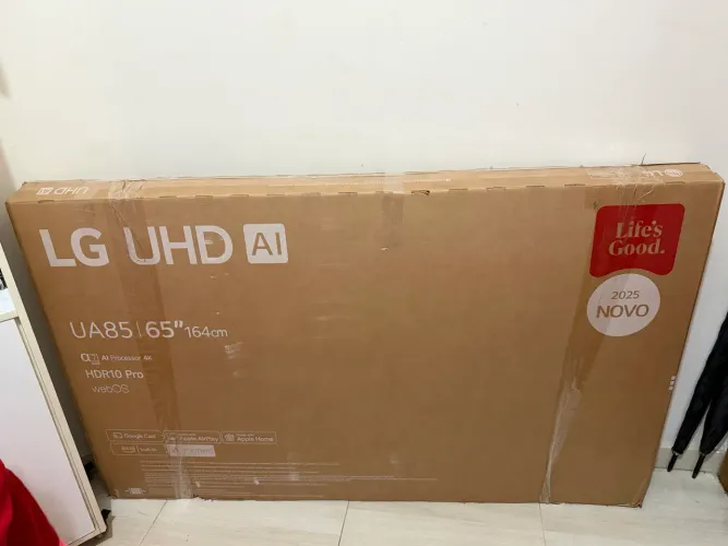 Tv smart 65 polegadas nova na caixa modelo 2025