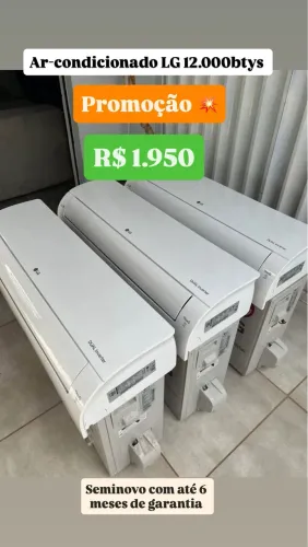 Ar-condicionado LG quente e frio  12.000btus 
