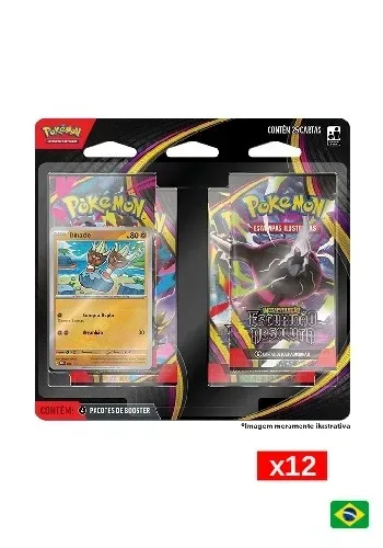 Case Blister Quádruplo Escuridão Absoluta Pokémon TCG