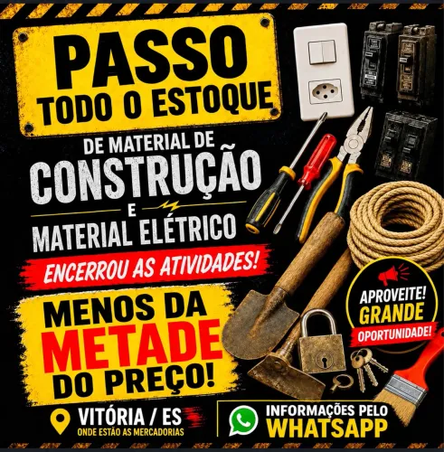 ESTOQUE MATERIAL DE CONSTRUÇÃO