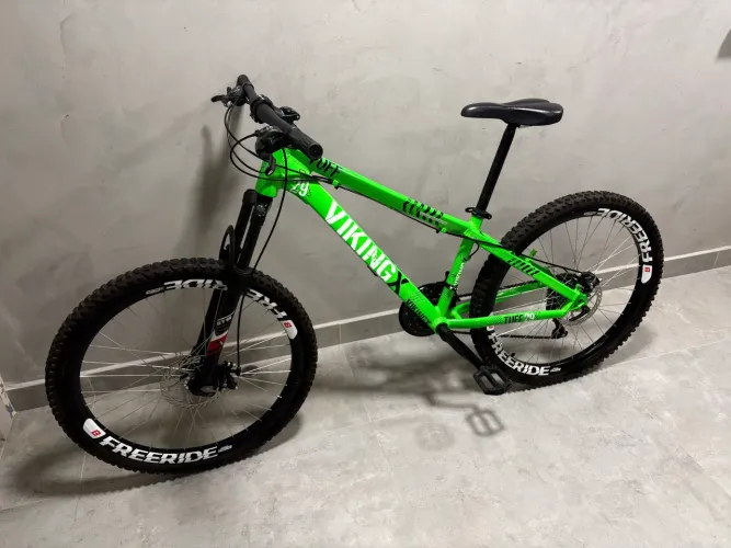 Bicicleta VikingX Verde Neon - 21 marchas - Tuff 29 - Aro 26