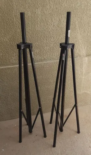 Par de Tripés Saty para Caixa de Som - Pedestal Profissional
