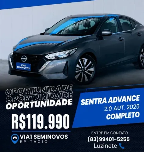 Nissan Sentra Advance 2.0 16V Aut. 2025