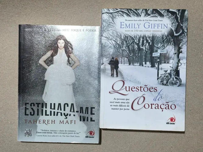 2 Livros Romance e Drama - Estilhaça-me + Questões do Coração