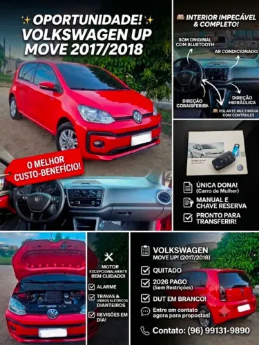 Volkswagen Up! Move 1.0 Total Flex 12V 5P 2018