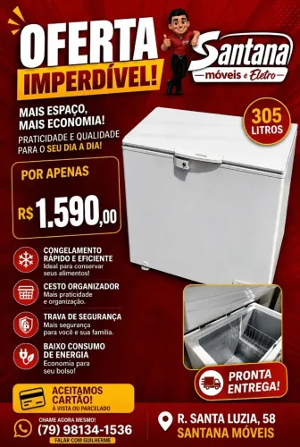 Freezer no precinho, pronta entrega!