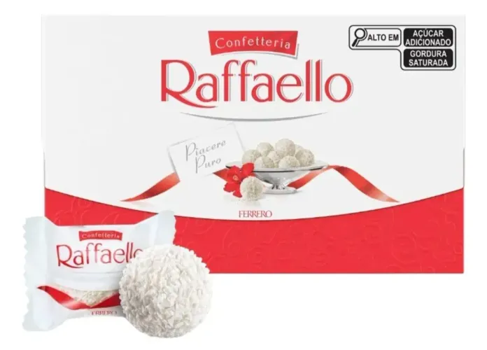 Chocolate raffaello kit com 5 caixas 
