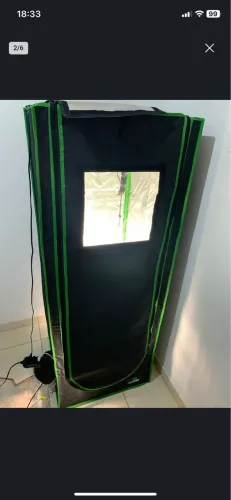 Estufa Grow 60x60x160 + exaustor Garden Leds
