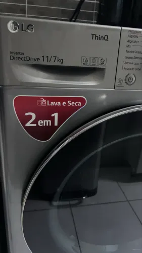 Máquina de lavar frontal  LG 