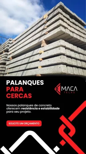 PALANQUE DE CONCRETO RETO 2,50M 10X10