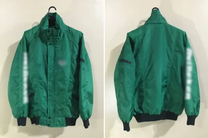 Jaqueta de Inverno Marca Hein.... Verde / Preto Paralela Tamanho XL ou GG