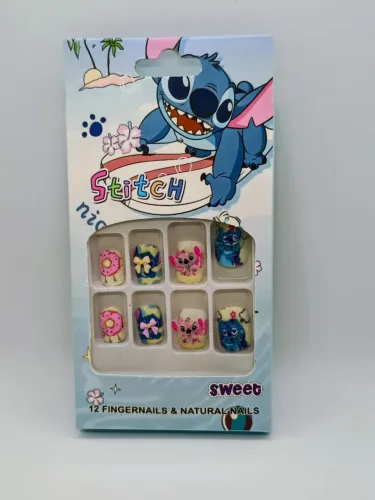 Unhas postiça Stitch e Moana (valor unitário)