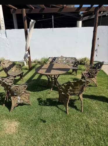 Jogo mesa e cadeira jardim