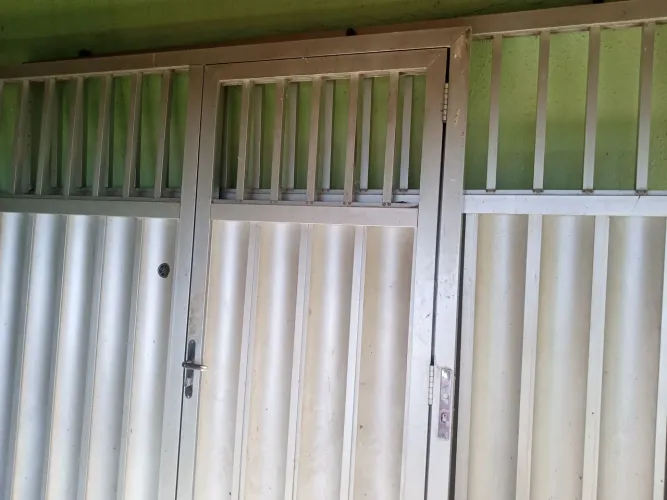Portão de aluminio 2 peças 