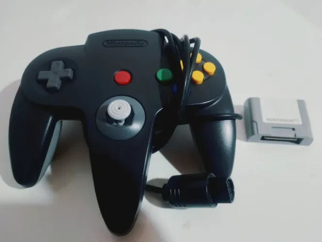 Controle Nintendo 64 original + memory card 
