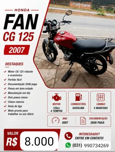 Fan 125 tudo ok