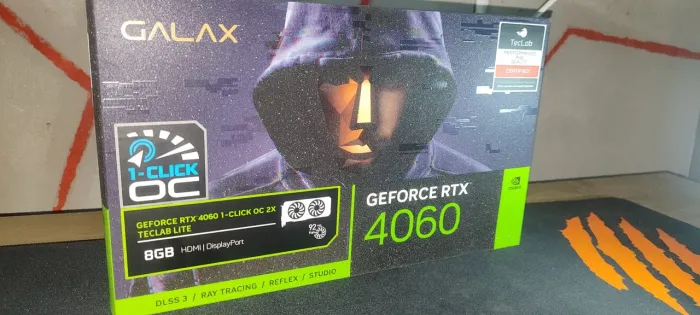 Placa de vídeo NVidia 4060 RTX LACRADA, nunca foi usada 