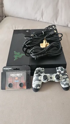 Ps4 Fat 500gb + controle original + Kontrolfreek